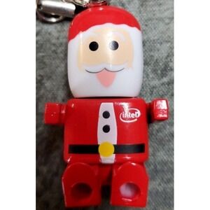 Intel Santa Claus Micro People 4GB Vtg USB Flash Drive Christmas Tree Ornament